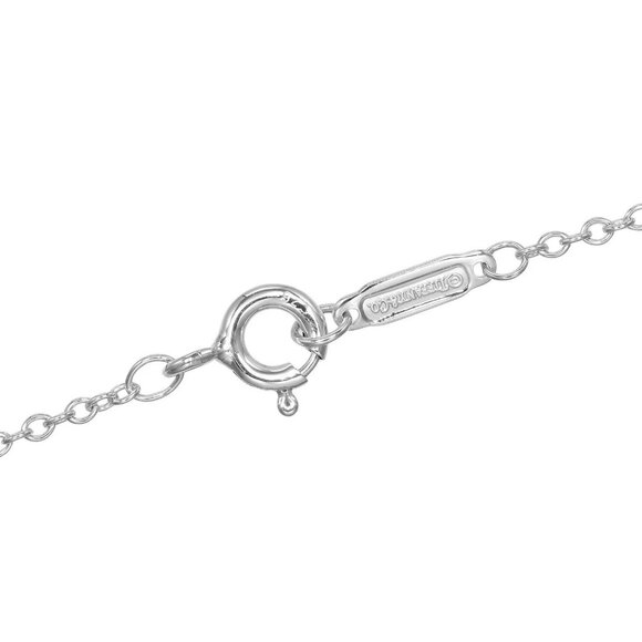 TIFFANY&Co. 1837 Interlocking 4 Circles Necklace Silver925/Rubedo metal 13 - Picture 5 of 7